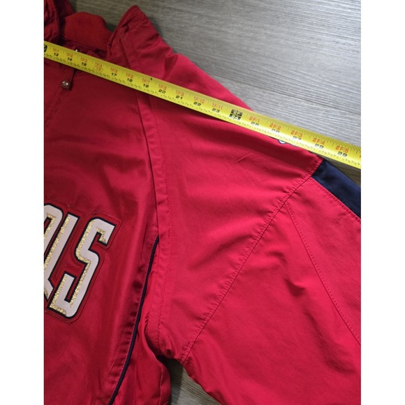 Majestic Cool Base Washington Nationals 1/4 Zip Pullover Windbreaker Men's XL - Picture 10 of 13